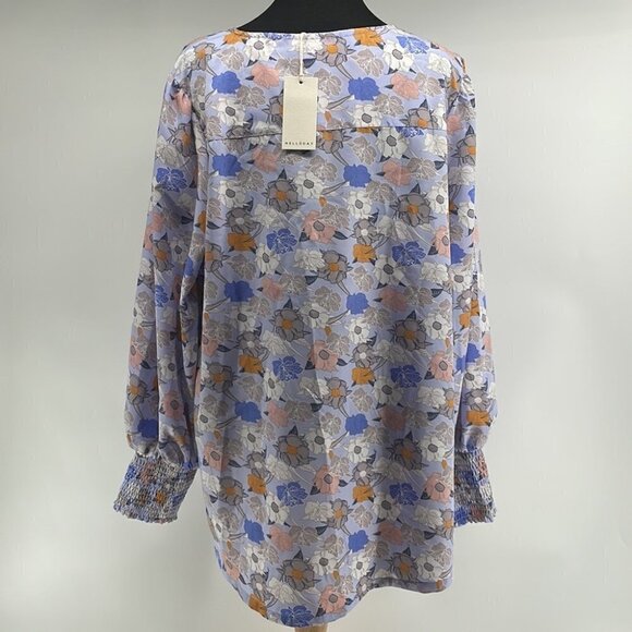 𝅺mellowday floral shirt blouse high low tunic stretch waist sz 2X plus size NWT - Picture 10 of 10